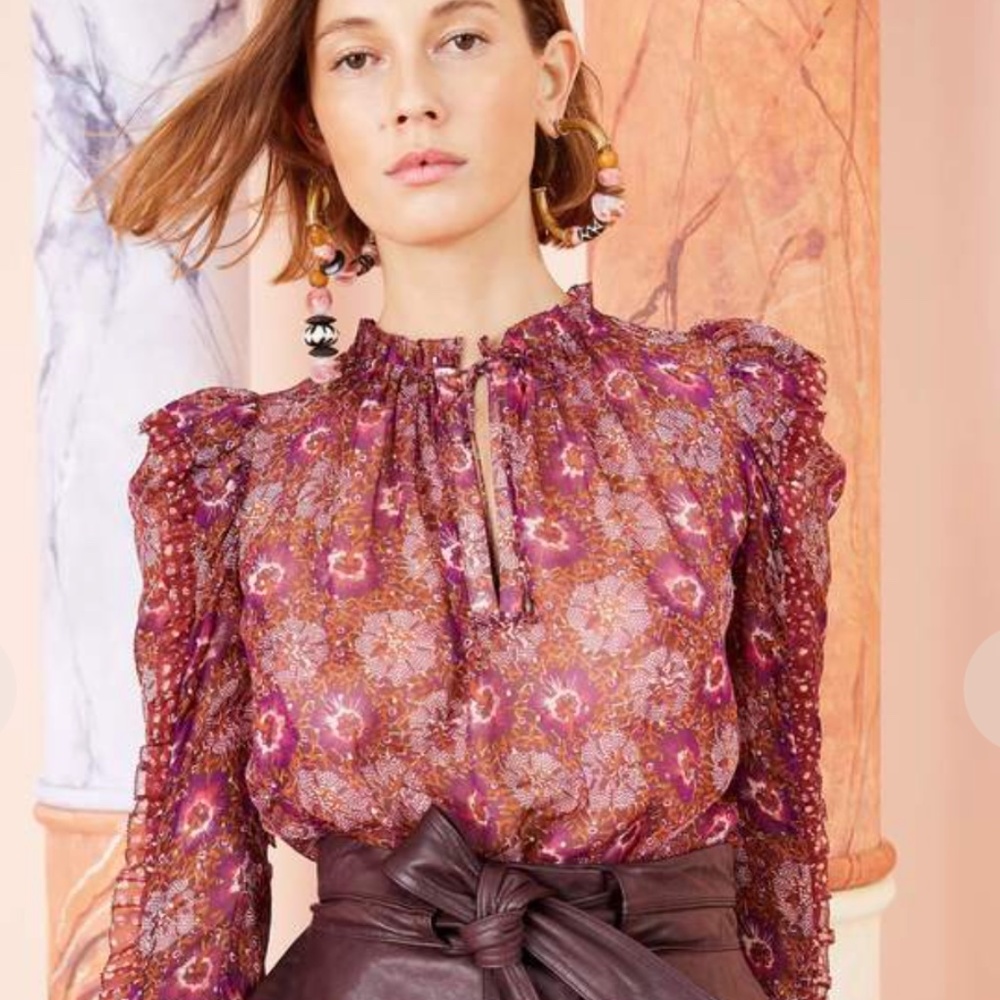 Ulla Johnson Marilla  Blouse Sz US4 Small